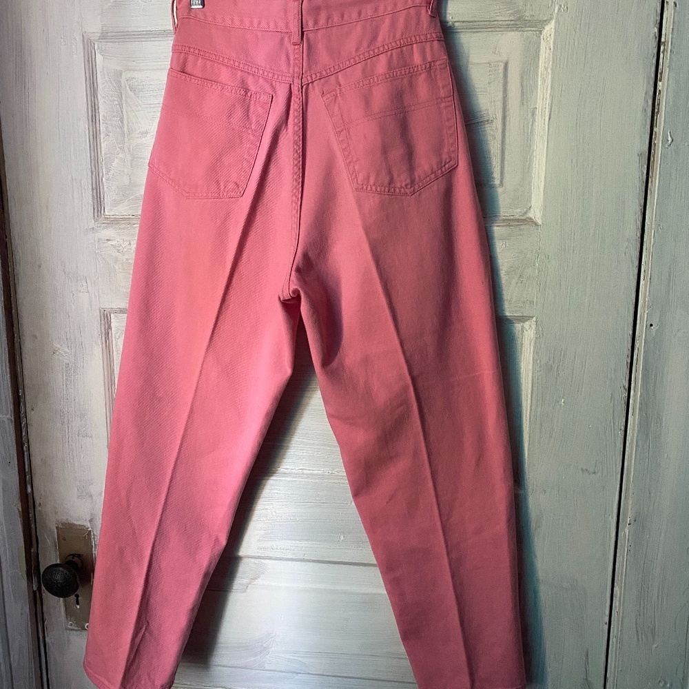 Pink High Waist Denim Pants Jeans